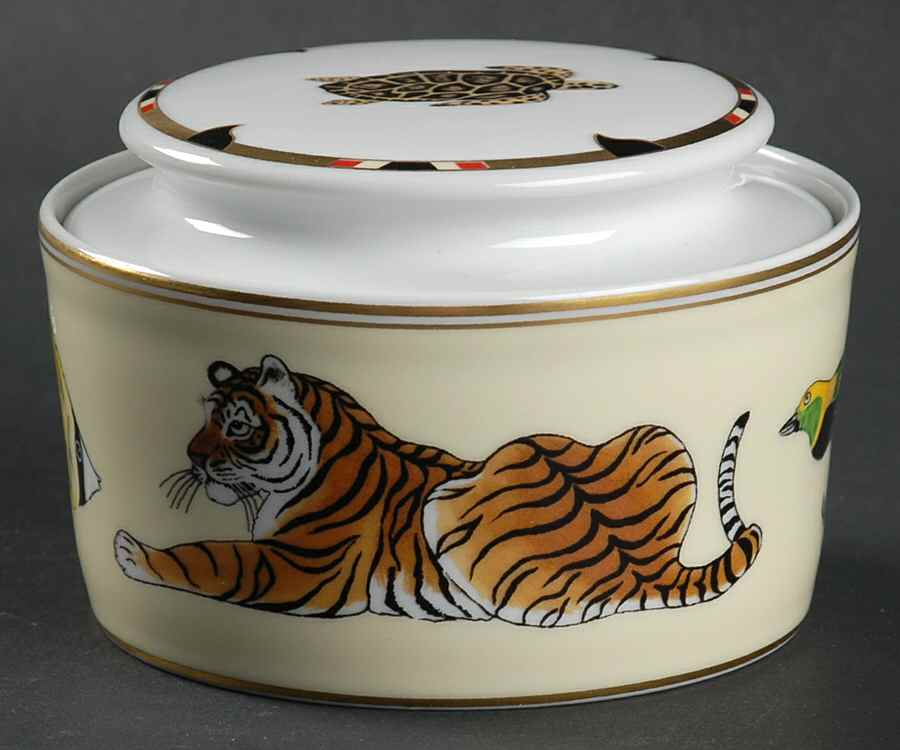 Exotica Sugar Bowl & Lid by Lynn Chase-1