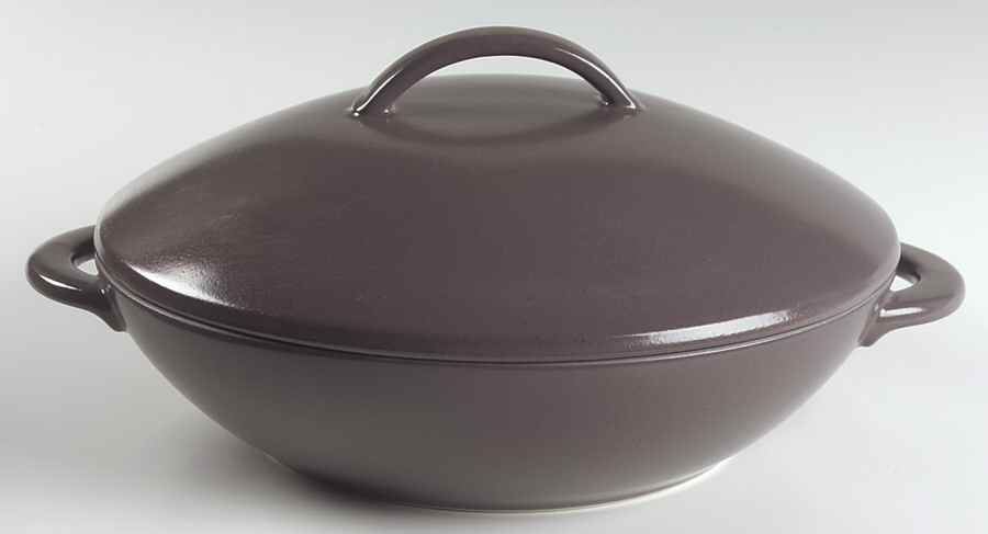 Cargo Plum 1 Qt Round Covered Casserole by Calvin Klein-1