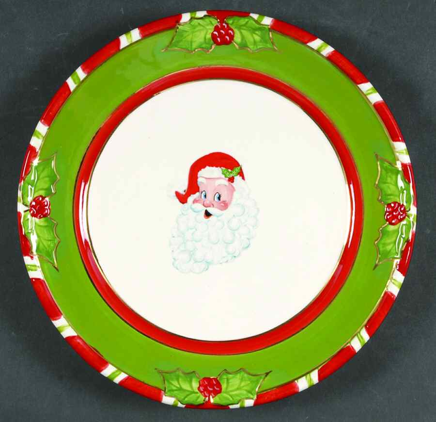 Letters To Santa Salad Plate by Christopher Radko-1