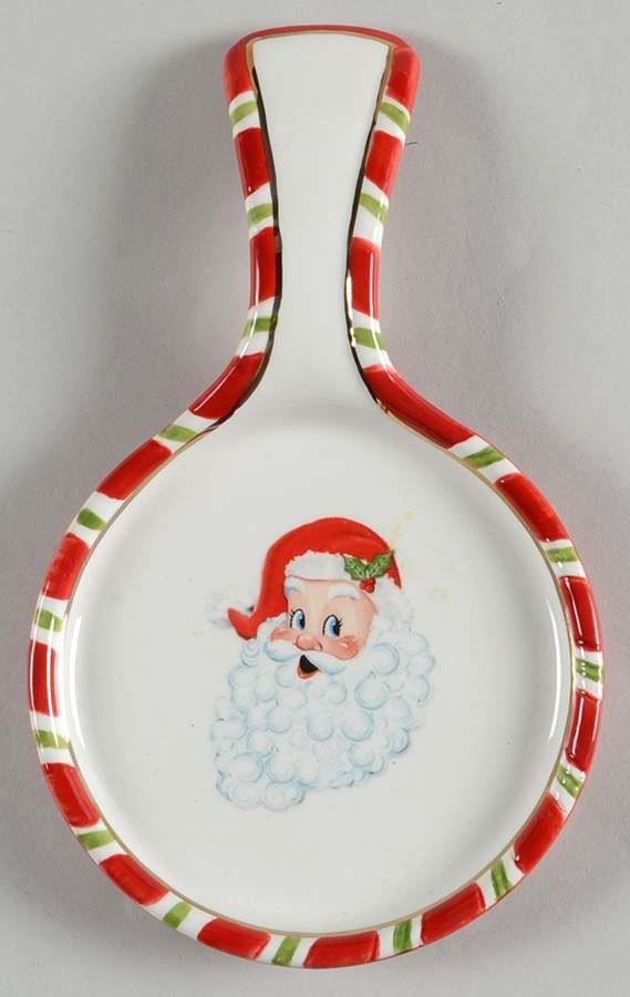 Letters To Santa Spoon Rest/Holder (Holds 1 Spoon) by Christopher Radko-1
