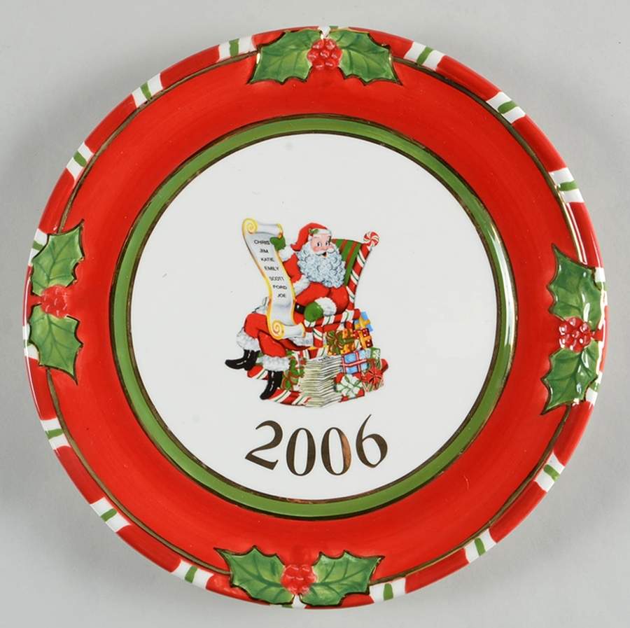 Letters To Santa 2006 Collector Plate by Christopher Radko-1
