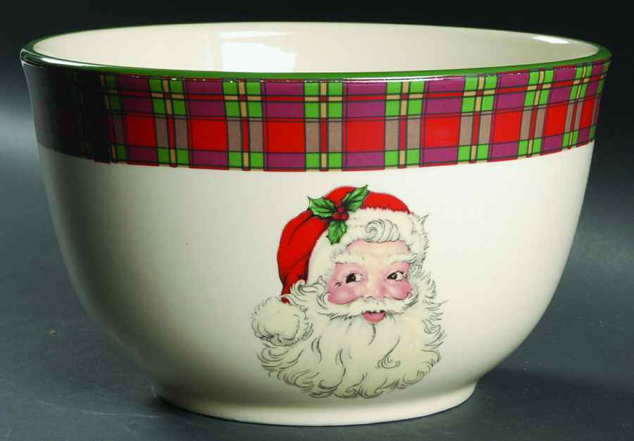 Christmas in the Woods 8" Mixing Bowl by Cracker Barrel-1