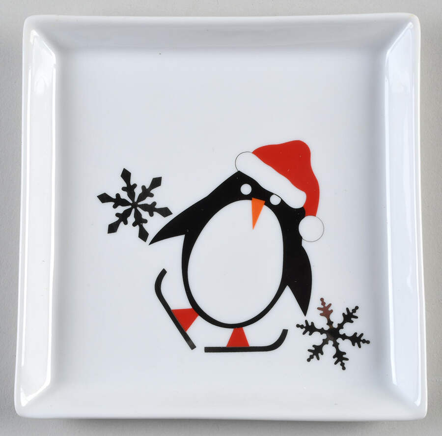 Penguin Appetizer Plate by Crate & Barrel-1