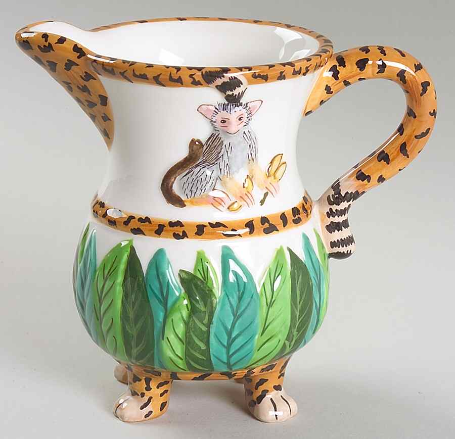 Jungle Jubilee Creamer by Lynn Chase-1