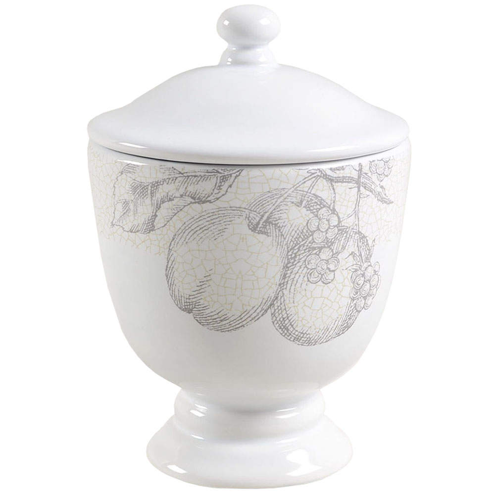 Antique Linen (Corelle) Sugar Bowl & Lid by Corning Corelle-1