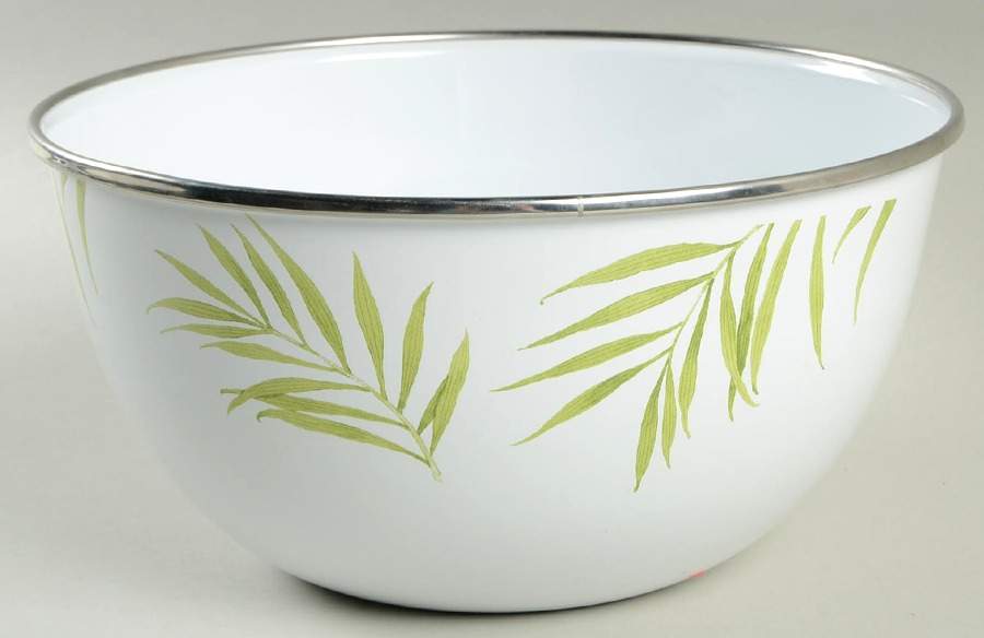 Bamboo Leaf (Corelle) 8" Metal Bowl by Corning Corelle-1