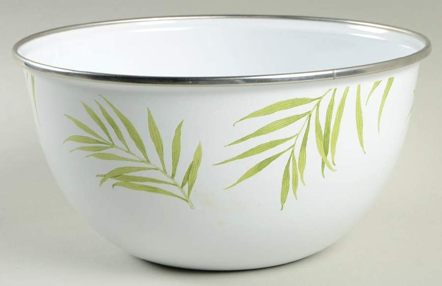 Bamboo Leaf (Corelle) 7 1/4" Metal Bowl by Corning Corelle-1