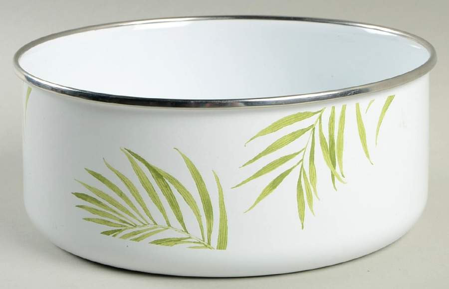 Bamboo Leaf (Corelle) 7" Metal Bowl by Corning Corelle-1