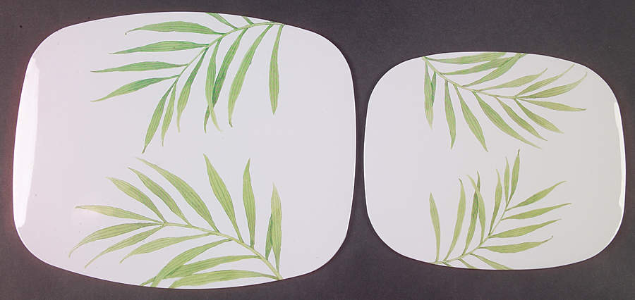 Bamboo Leaf (Corelle) 2-Piece Stove and Counter Mat by Corning Corelle-1