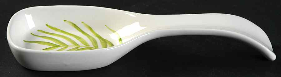 Bamboo Leaf (Corelle) Spoon Rest/Holder (Holds 1 Spoon) by Corning Corelle-1