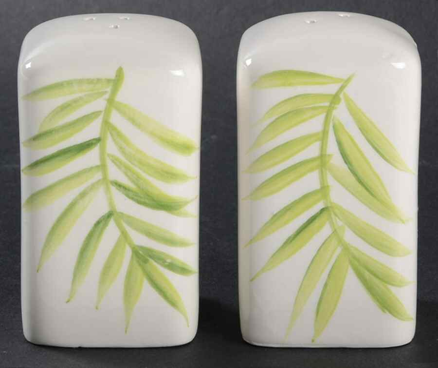 Bamboo Leaf (Corelle) Salt & Pepper Set by Corning Corelle-1