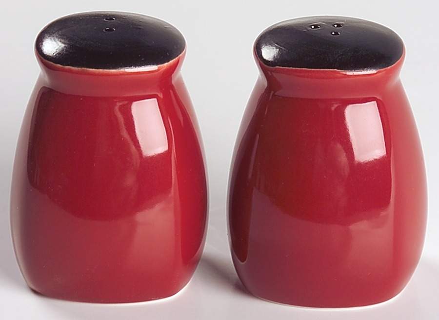Chili Red (Round) Salt & Pepper Set by Corning Corelle-1