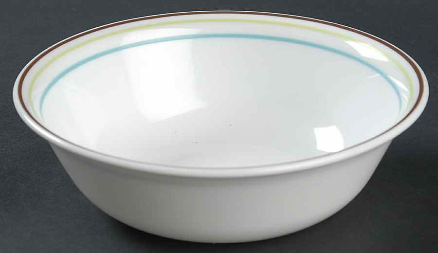 Chocolate Mint (Corelle) Soup/Cereal Bowl by Corning Corelle-1