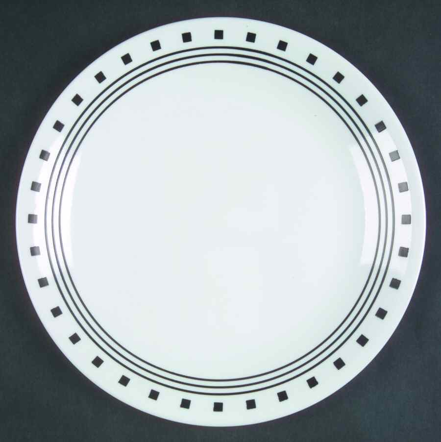 City Block (Corelle) Luncheon Plate by Corning Corelle-1