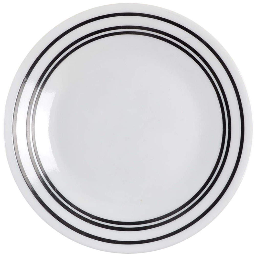 Classic Cafe Black Bread & Butter Plate by Corning Corelle-1