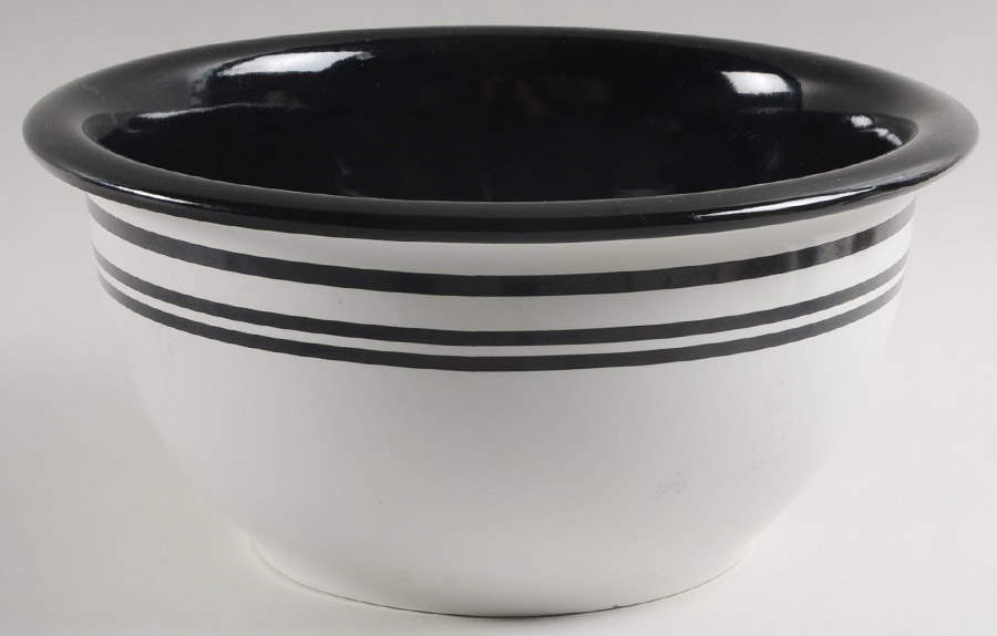 Classic Cafe Black 10" Mixing Bowl by Corning Corelle-1