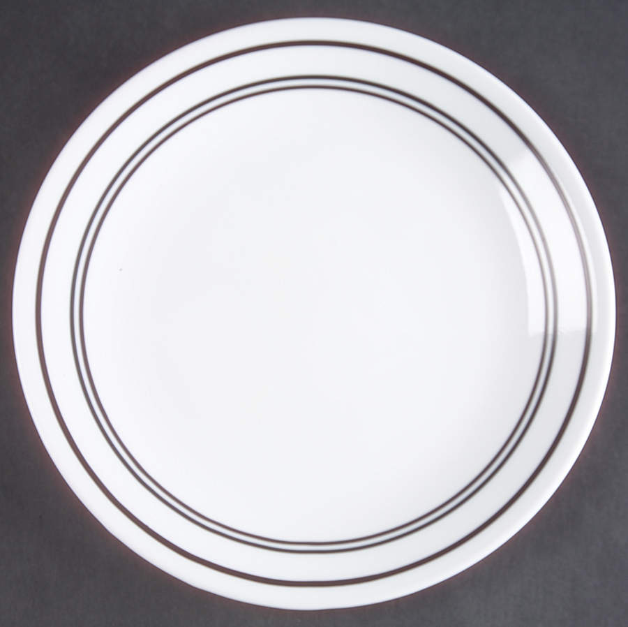 Classic Cafe Black Luncheon Plate by Corning Corelle-1