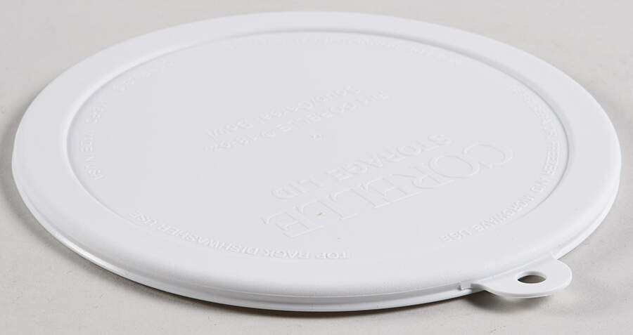 Classic Cafe Black Plastic Lid for Soup/Cereal Bowl by Corning Corelle-1