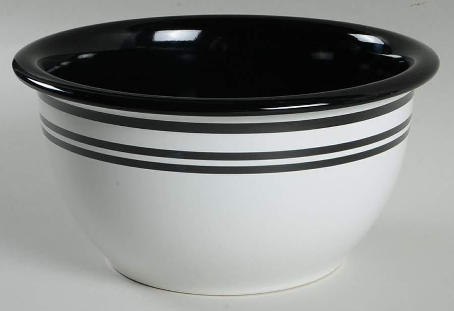 Classic Cafe Black 9" Mixing Bowl by Corning Corelle-1