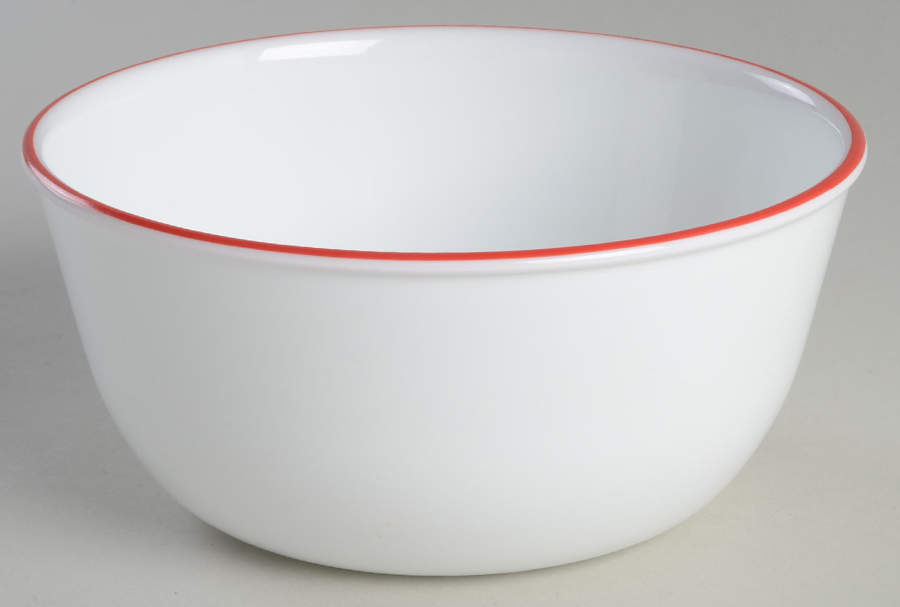 Classic Cafe Red Super Soup/Cereal Bowl by Corning Corelle-1