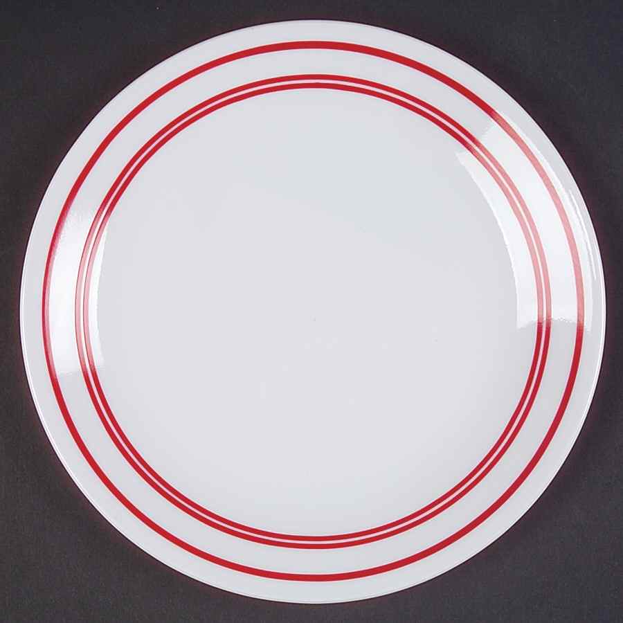 Classic Cafe Red Luncheon Plate by Corning Corelle-1