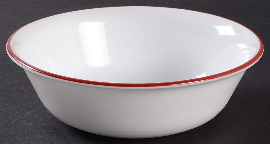 Classic Cafe Red Soup/Cereal Bowl by Corning Corelle-1