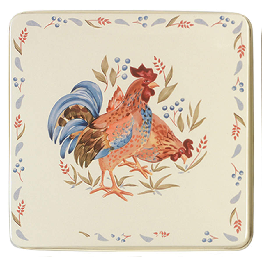 Country Morning Square Stove Cover, 1 Cover Only by Corning Corelle-1