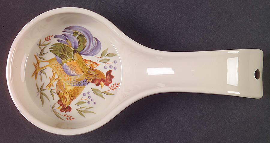 Country Morning Melamine Spoon Rest (Holds 1 Spoon) by Corning Corelle-1