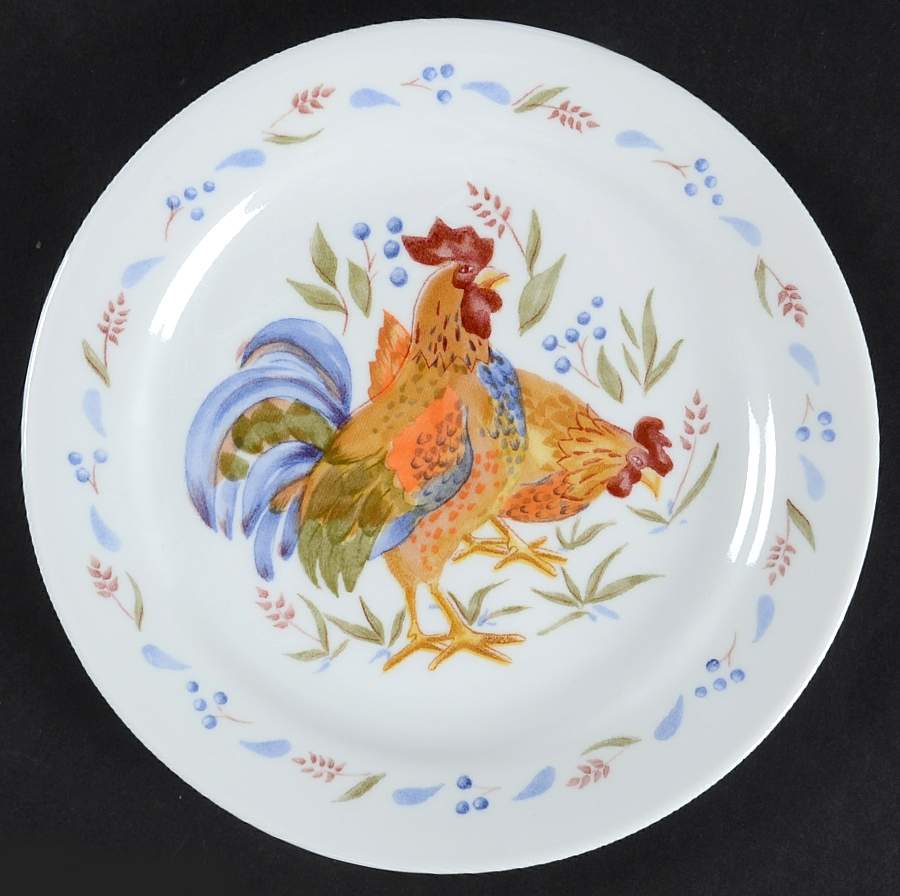 Country Morning Salad Plate by Corning Corelle-1