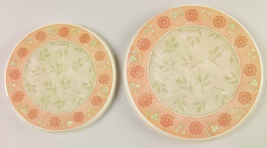 Heirloom Bloom (Corelle) Stove Cover Set-Steel 2 8" & 2 10" Round Covers by Corning Corelle-1