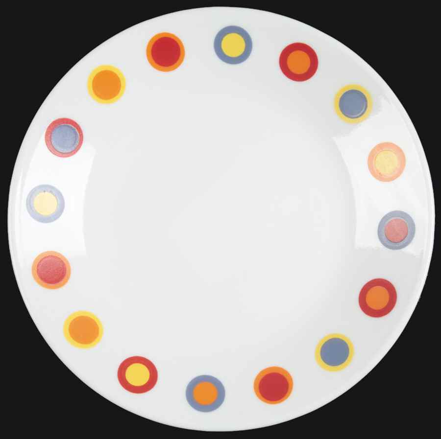 Hot Dots Bread & Butter Plate by Corning Corelle-1