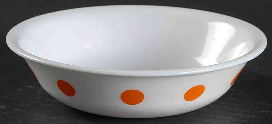 Hot Dots Fruit/Dessert (Sauce) Bowl by Corning Corelle-1