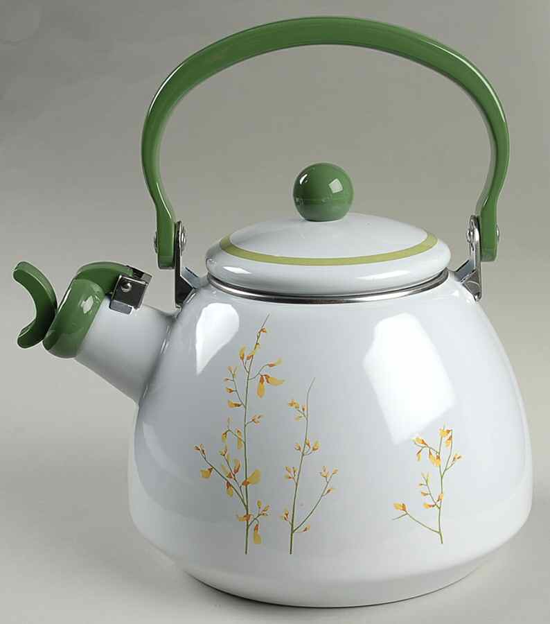 Kobe (Corelle) Metal Whistler Kettle & Lid by Corning Corelle-1