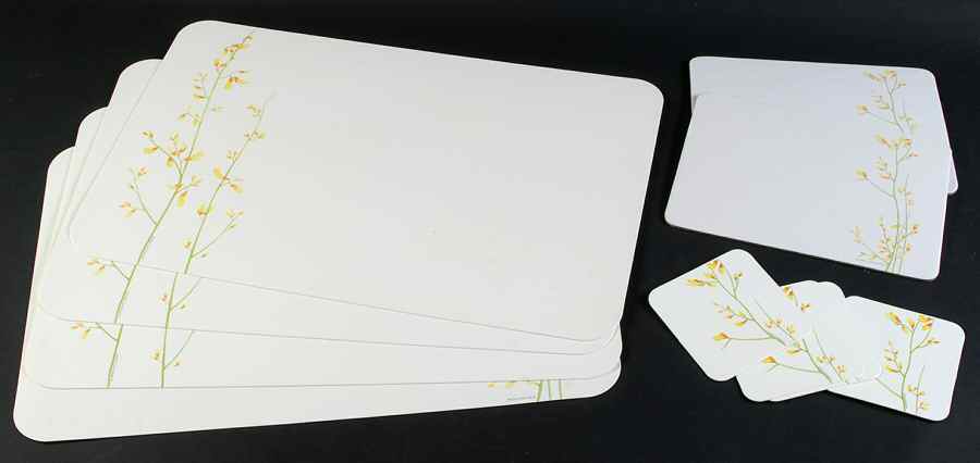 Kobe (Corelle) Tabletop Set-10pc(4coasters,2 Hot Pads,4placemats) by Corning Corelle-1