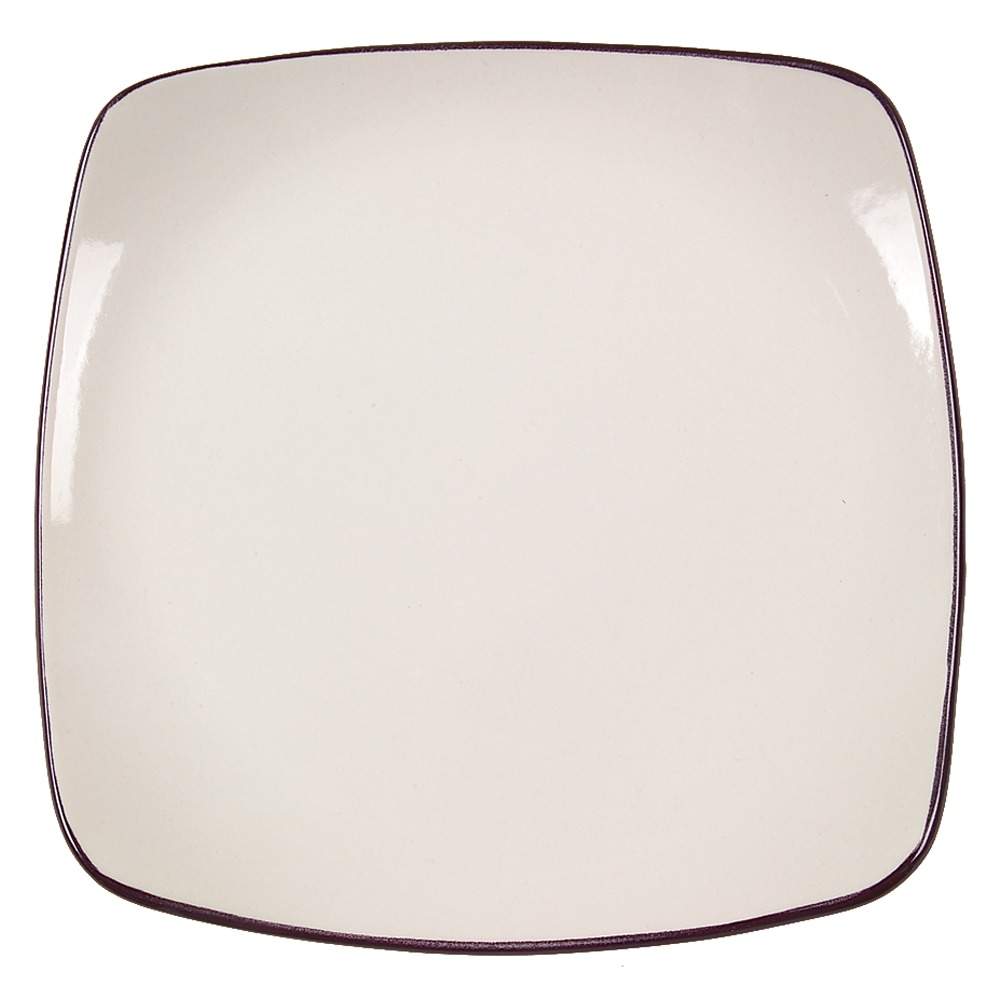 Royal White (Square) Dinner Plate by Corning Corelle-1