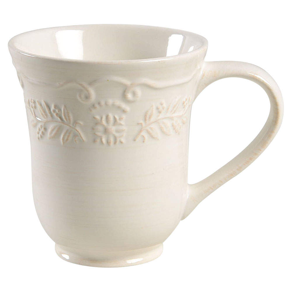 Traditions Embossed White (Corelle) Mug by Corning Corelle-1