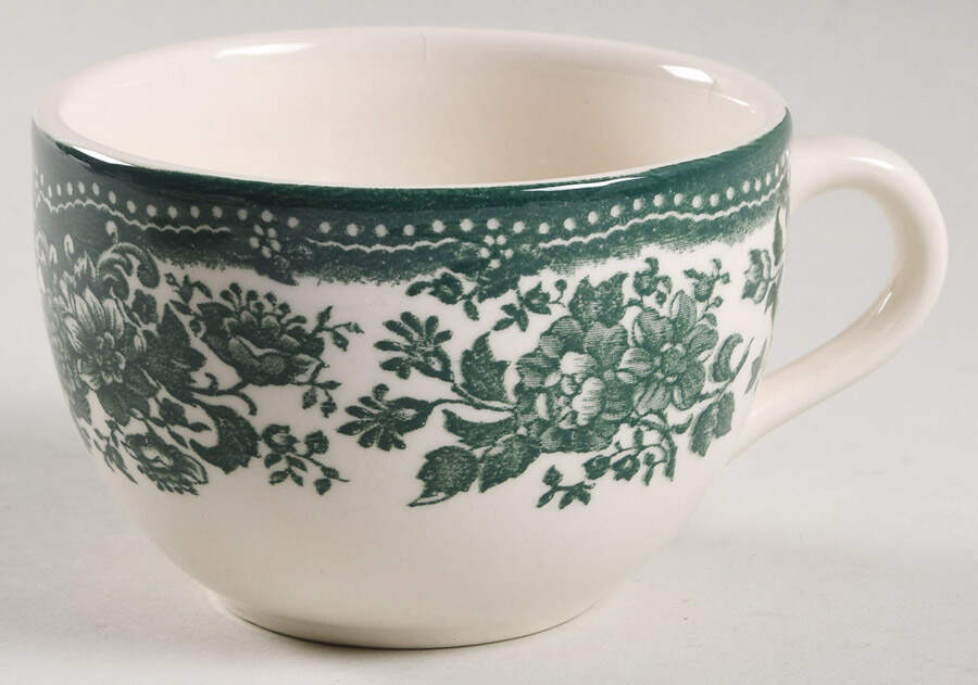 Vineyard Green Flat Cup by Claytan-1