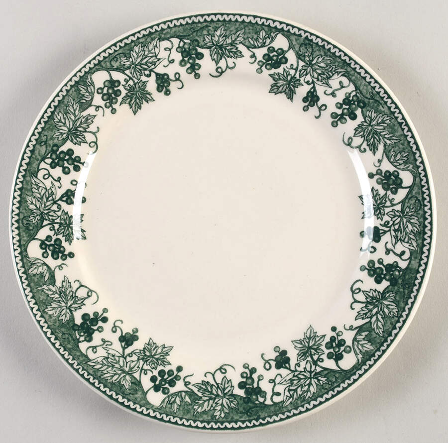 Vineyard Green Salad Plate by Claytan-1