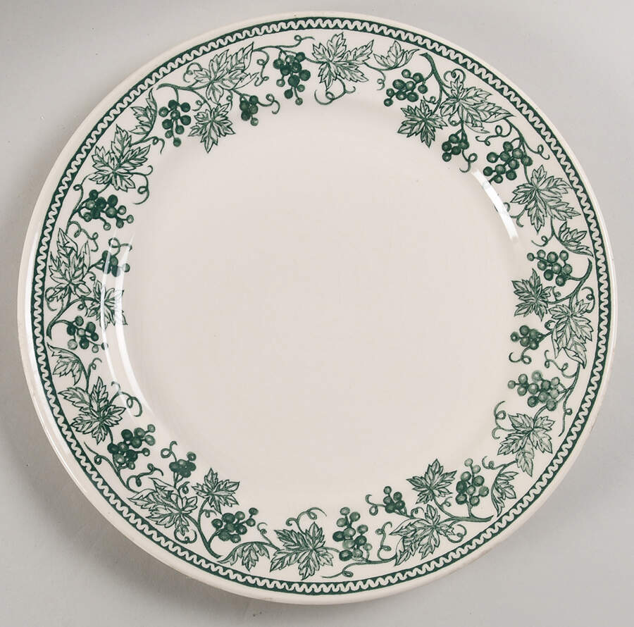 Vineyard Green Dinner Plate by Claytan-1