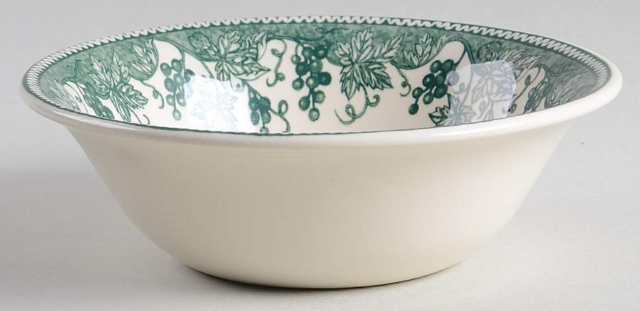 Vineyard Green Coupe Cereal Bowl by Claytan-1