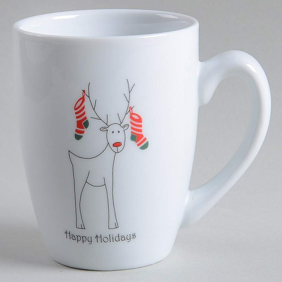 Happy Holidays (Rudy) Mug by BIA Cordon Bleu-1
