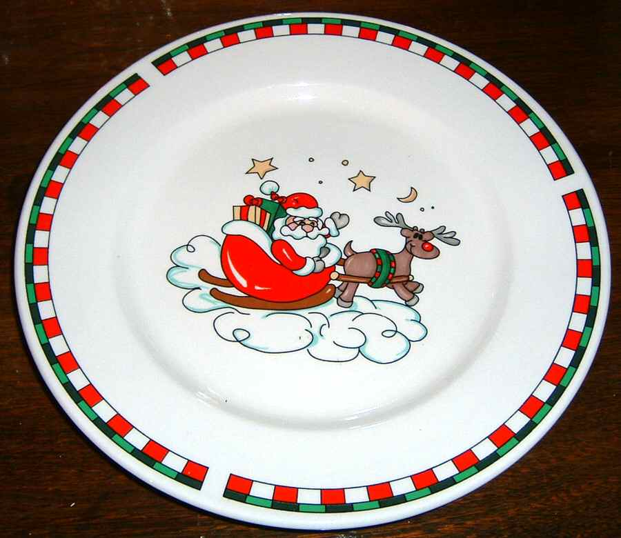 Santa Sleigh Salad Plate by Chef Classic Product-1