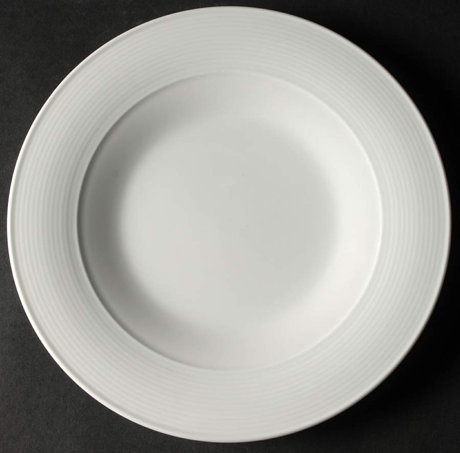 Entree-Halo Luncheon Plate by Crate & Barrel-1