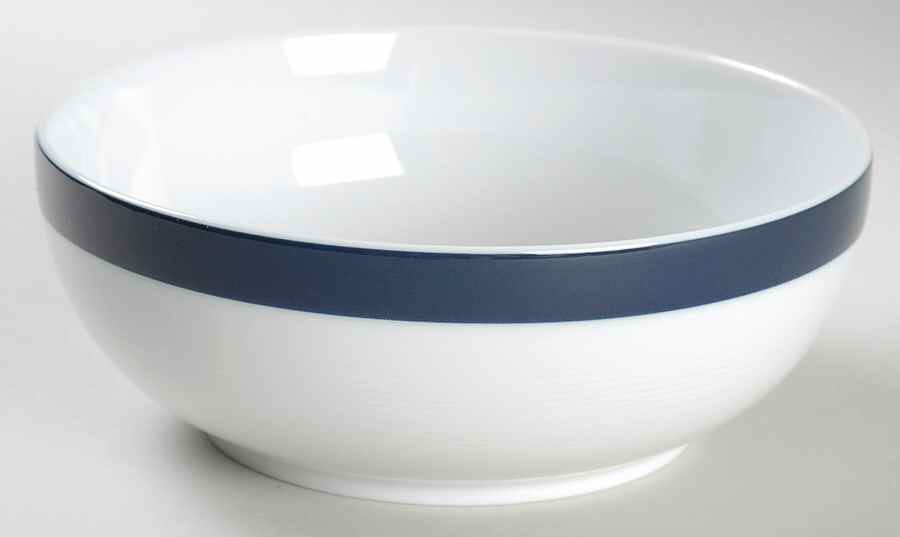 Archive Blue Coupe Cereal Bowl by Crate & Barrel-1