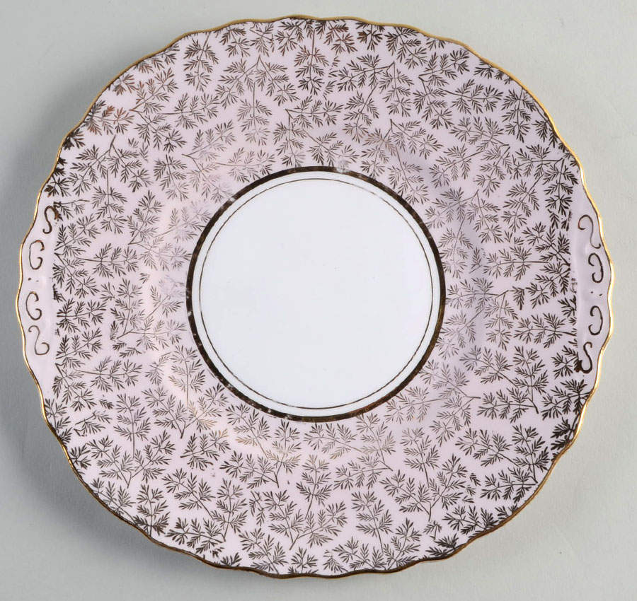 1616 Handled Cake Plate by Colclough-1