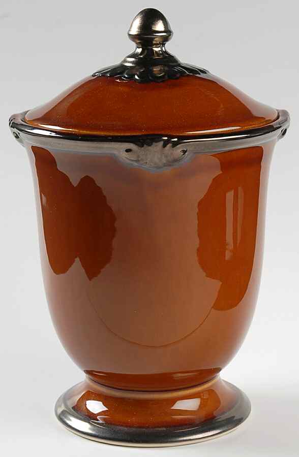 Embassy Brown Medium Canister & Lid by Certified International-1