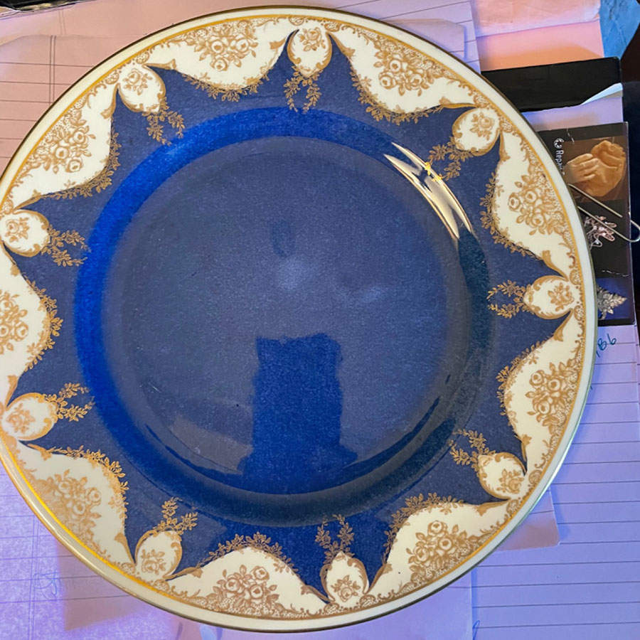 A13452 Dinner Plate by Crown Staffordshire-1