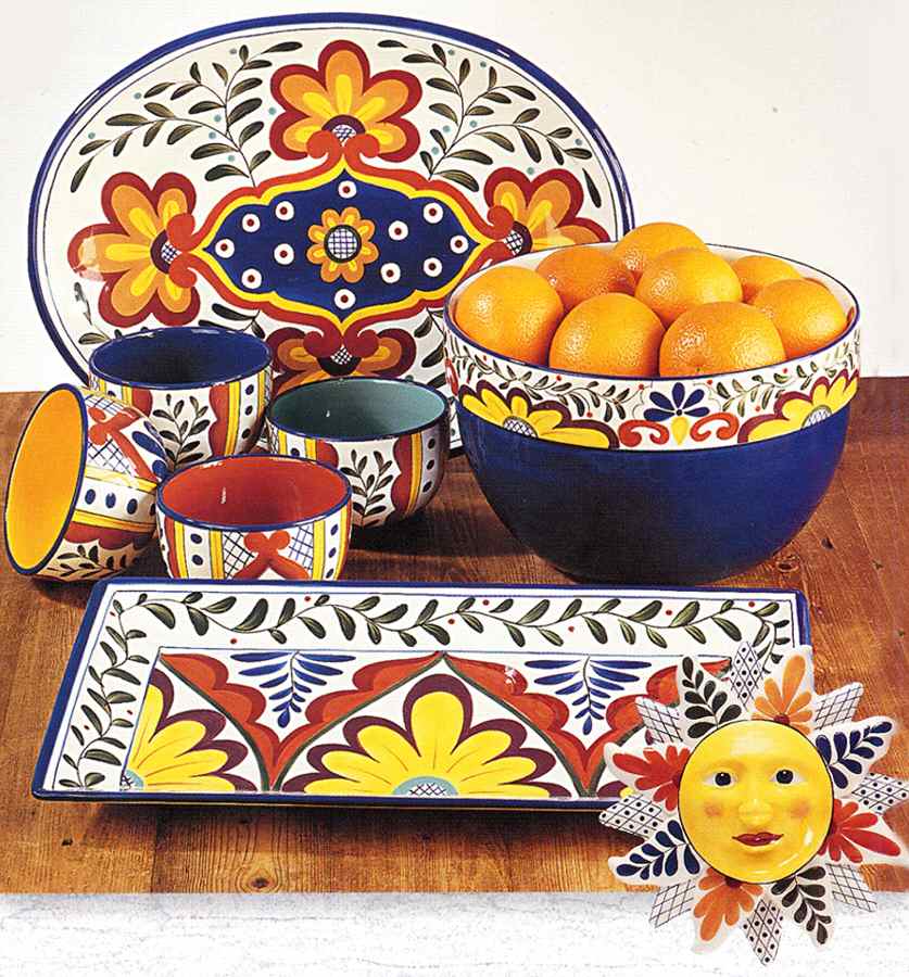 Talavera 18" Oval Serving Platter by Certified International-1