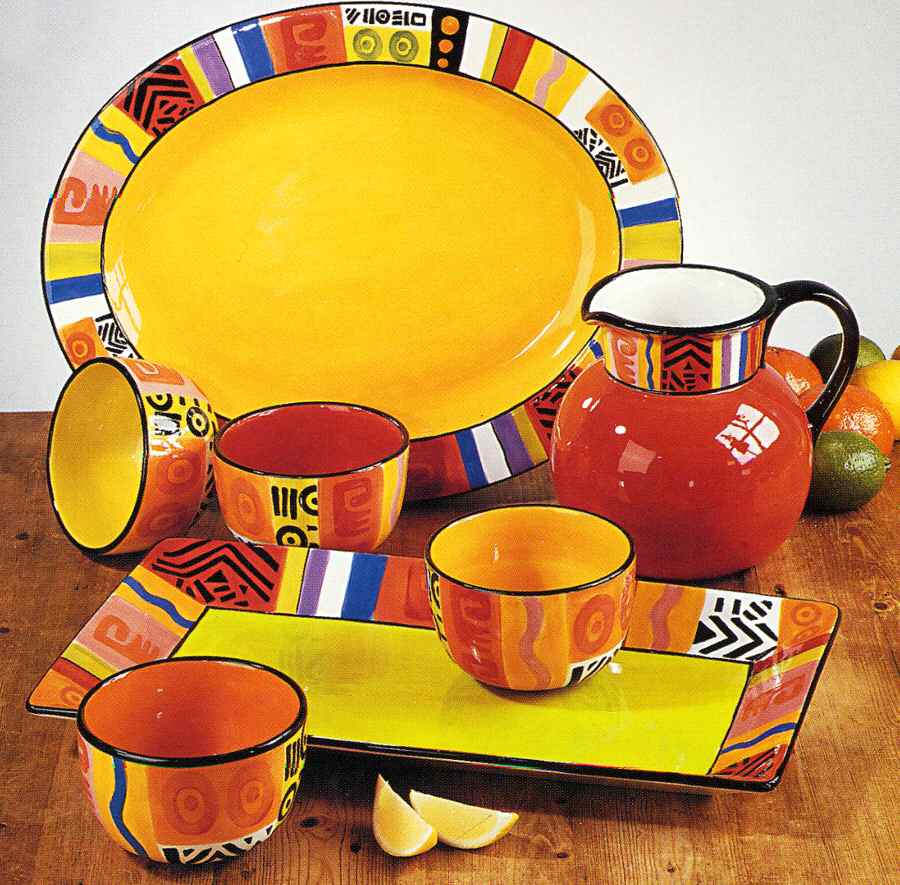 Aztec 18" Rectangular Serving Platter by Certified International-1