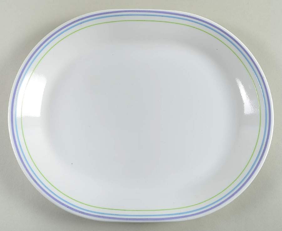 Moonglow (Corelle) 12" Oval Serving Platter by Corning Corelle-1